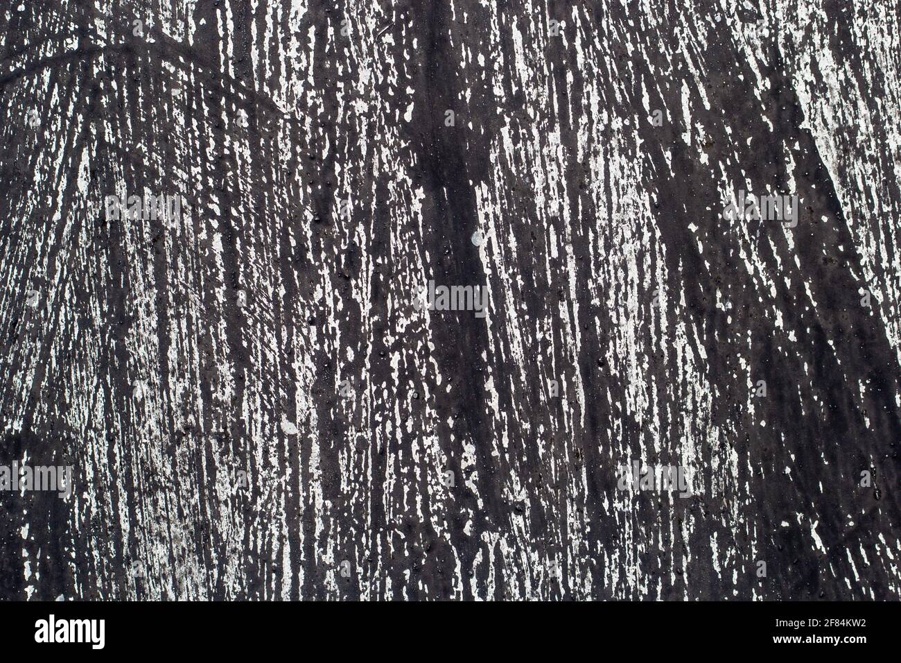 Dark scratched metal. Dark metal background. Empty space. Stock Photo