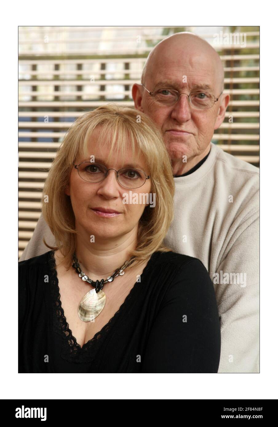 Victoria Summerley with her husband Craig at home in south west Londonphotograph by David Sandison The Independent Stock Photo