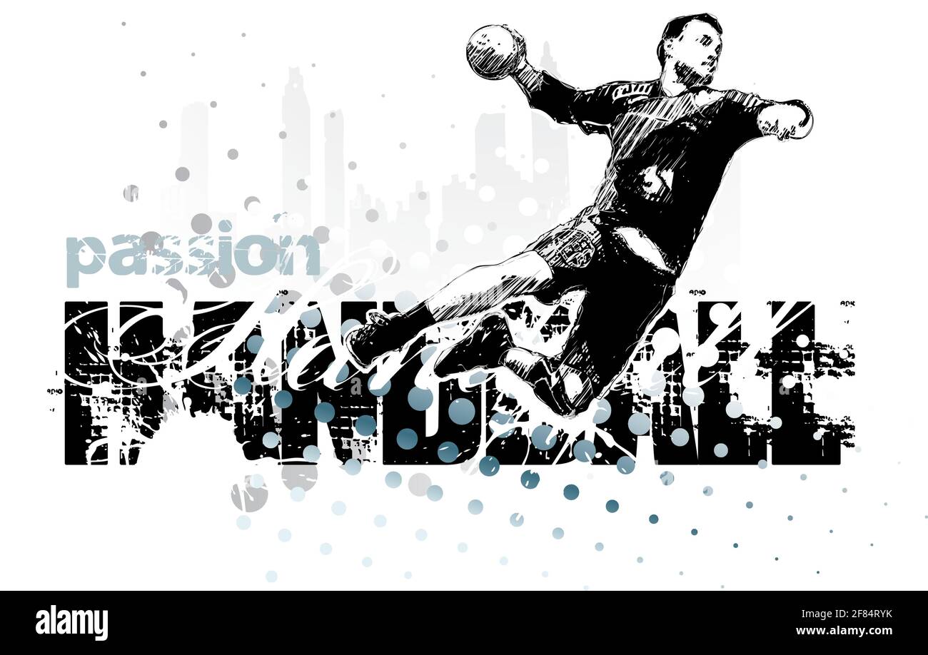 handball poster background Stock Vector Image & Art - Alamy