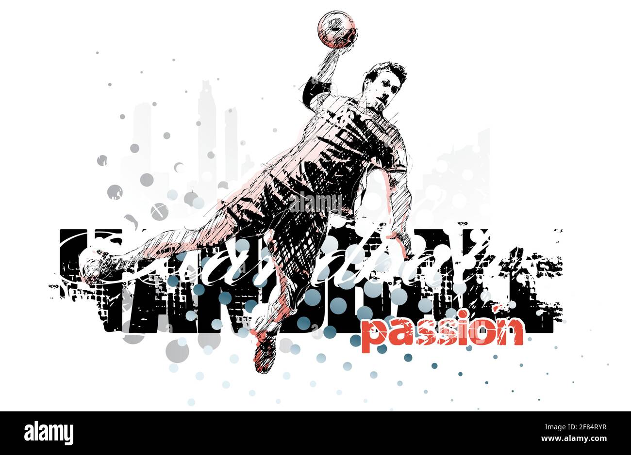 handball poster background Stock Vector Image & Art - Alamy