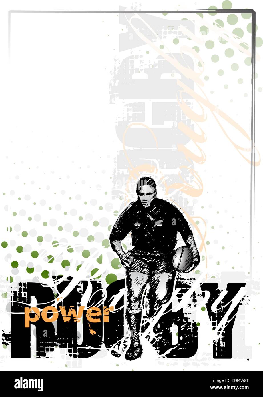 rugby poster background Stock Vector Image & Art - Alamy