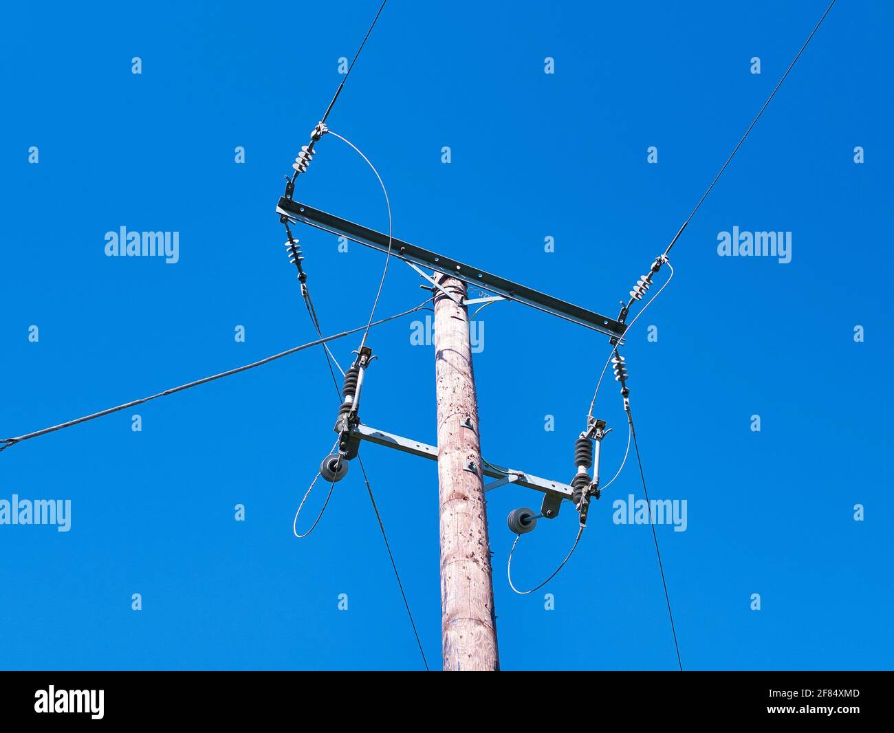 An electricity supply pylon delivering power through the UK national