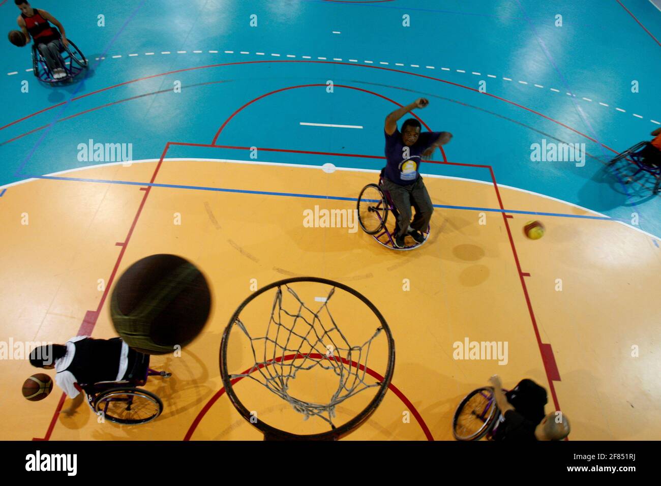 salvador, bahia / brazil september 29, 2016 basketball athletes in