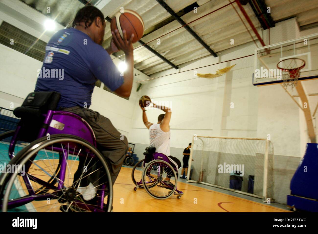 salvador, bahia / brazil september 29, 2016 basketball athletes in