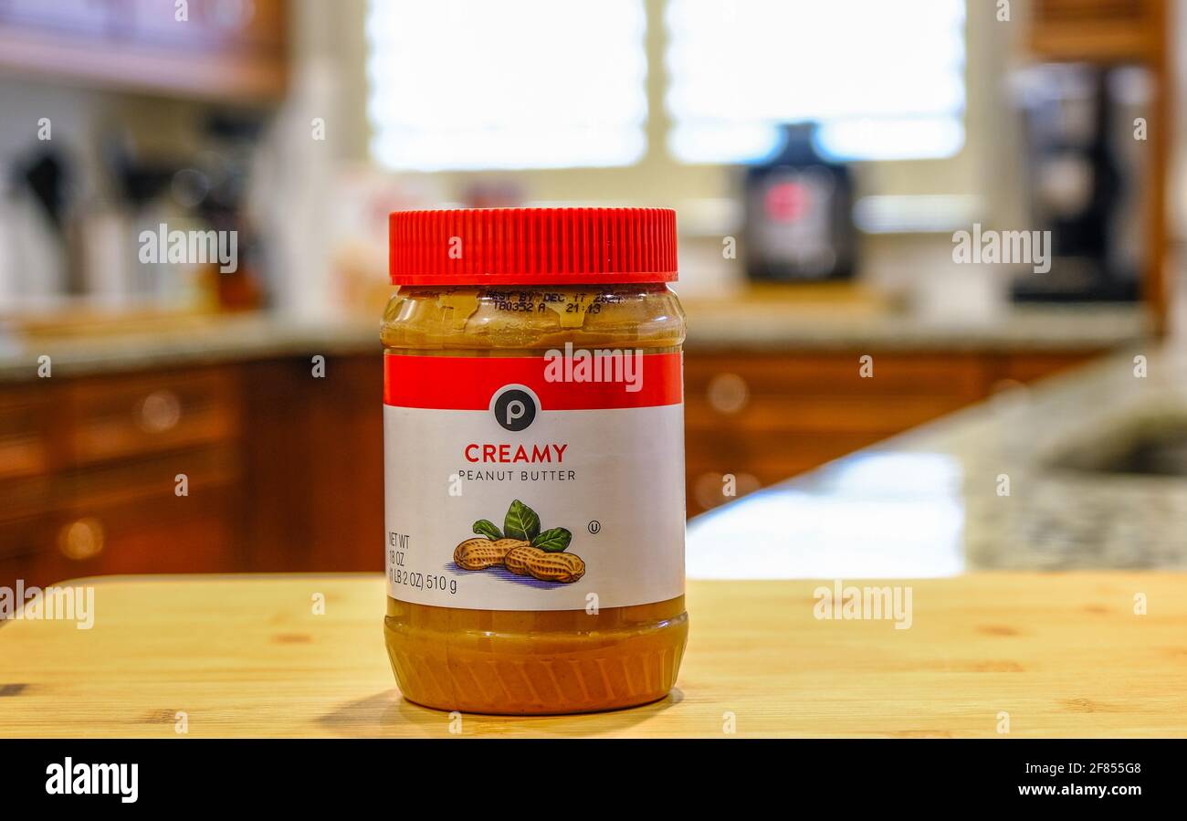Publix Creamy Peanut Butter Stock Photo Alamy