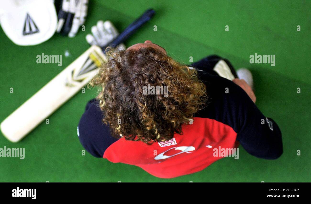 RYAN SIDEBOTTOM ENGLAND IN THE NETS AT LORDS FOR THE 1st TEST WITH PAKISTAN Stock Photo