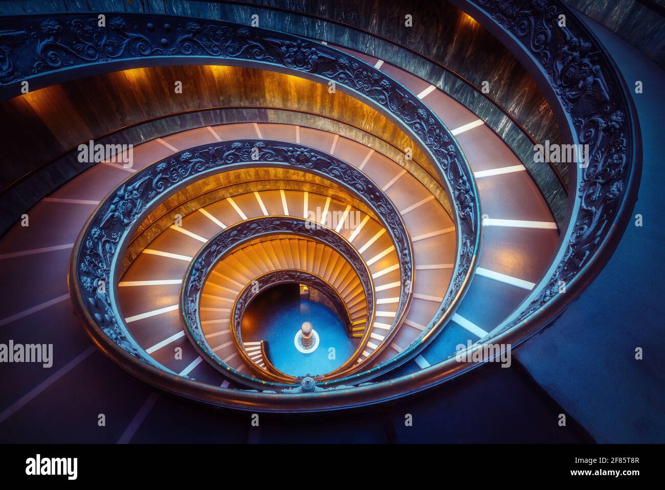 Bramante Staircase in Vatican Museums in the Vatican City , Rome