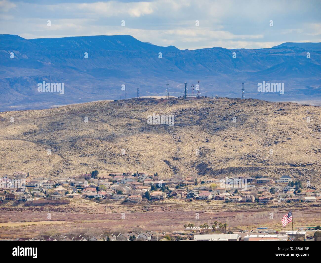 Aerial view of the cityscape of St George at Utah Stock Photo - Alamy