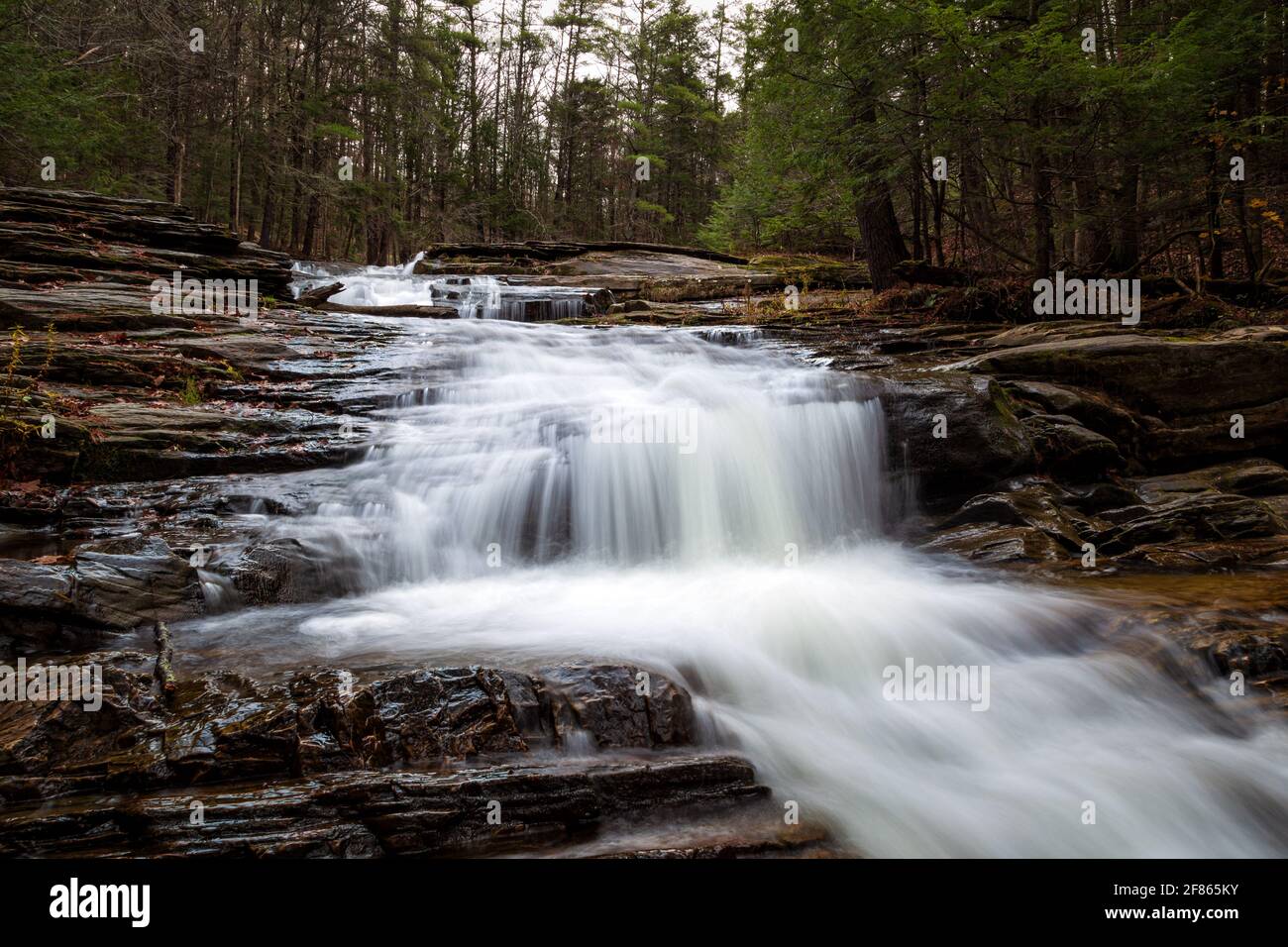 Waterfalls of Western Massachusetts in Fall Stock Photo - Alamy