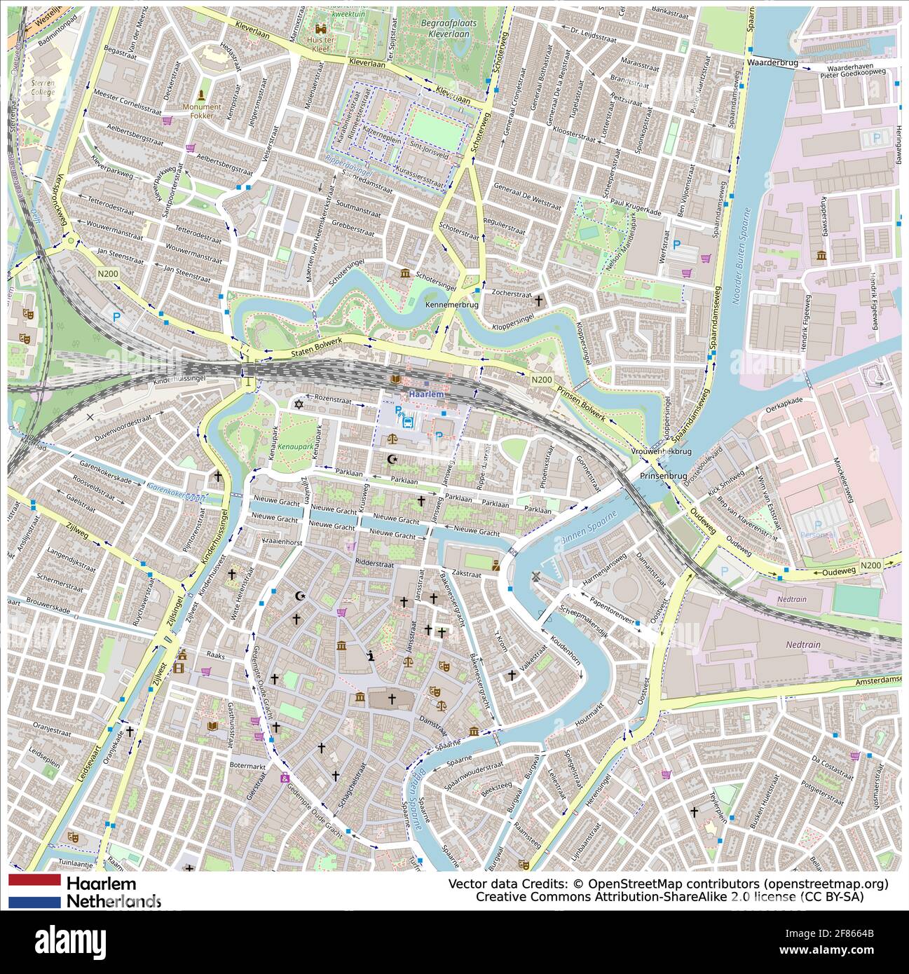 Haarlem City Map High Resolution Stock Photography and Images - Alamy