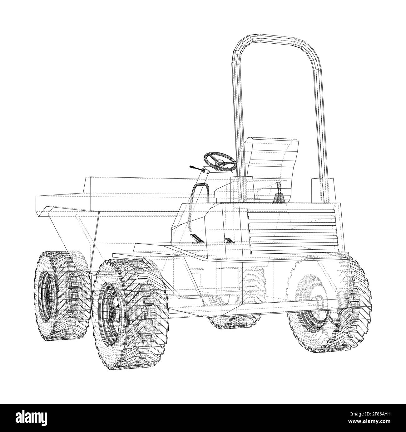 Dumper Truck. Vector Stock Vector Image & Art - Alamy