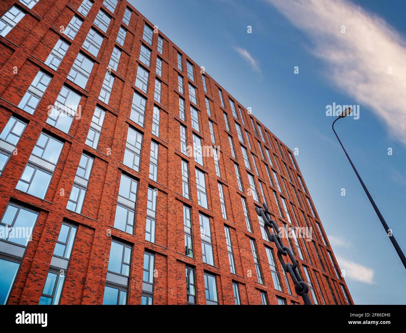 Picture of new apartment building for sale Stock Photo - Alamy