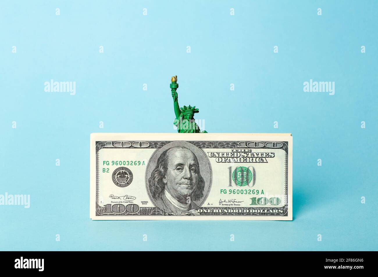USA dollars background. American rescue plan, USA relief program, stimulus check and Act of 2021 concept. Money, business, profit and livelihood idea. High quality photo Stock Photo