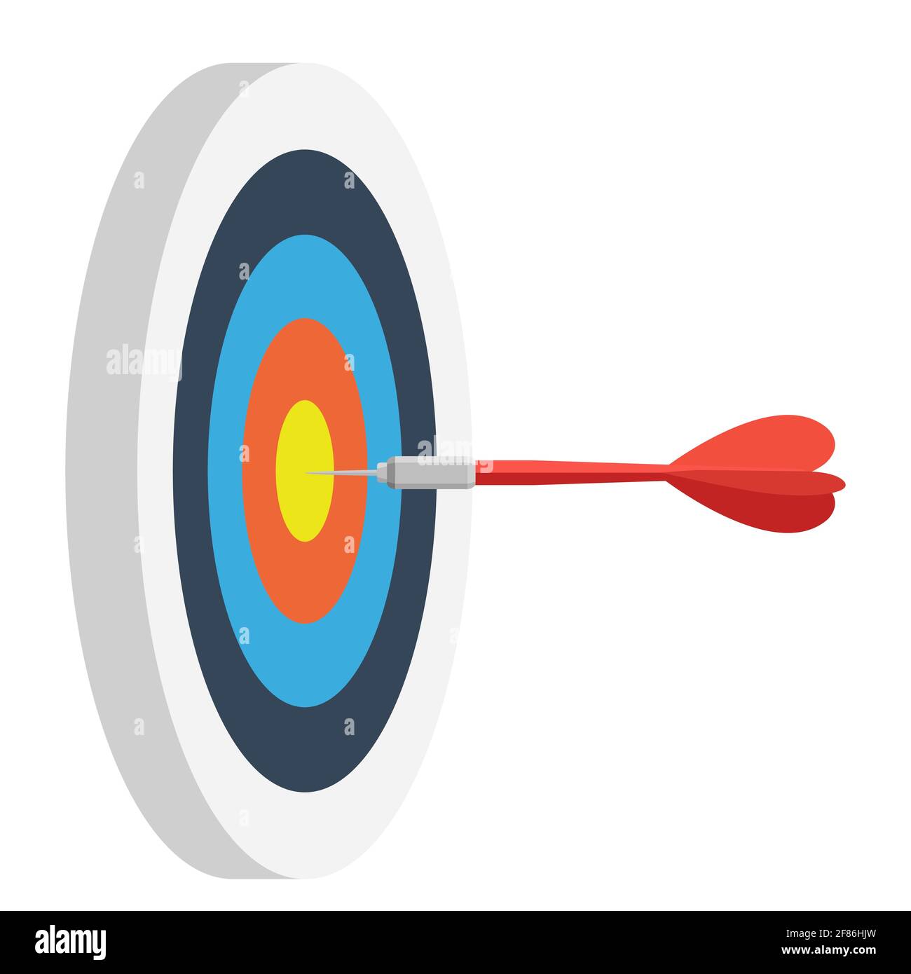 Cartoon vector illustration object darts game Stock Vector Image & Art ...