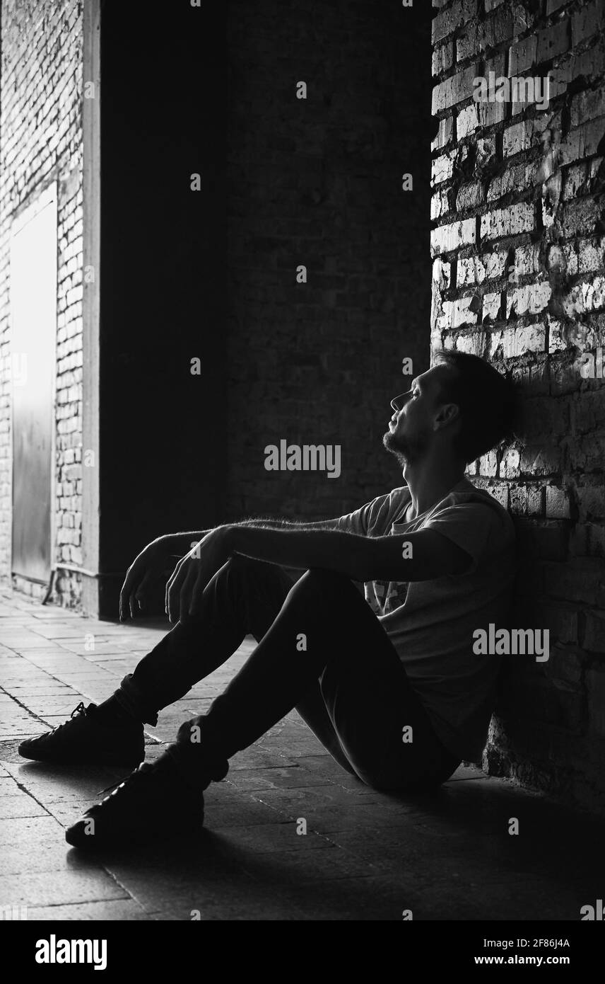Side view modern handsome Black and White Stock Photos & Images - Alamy