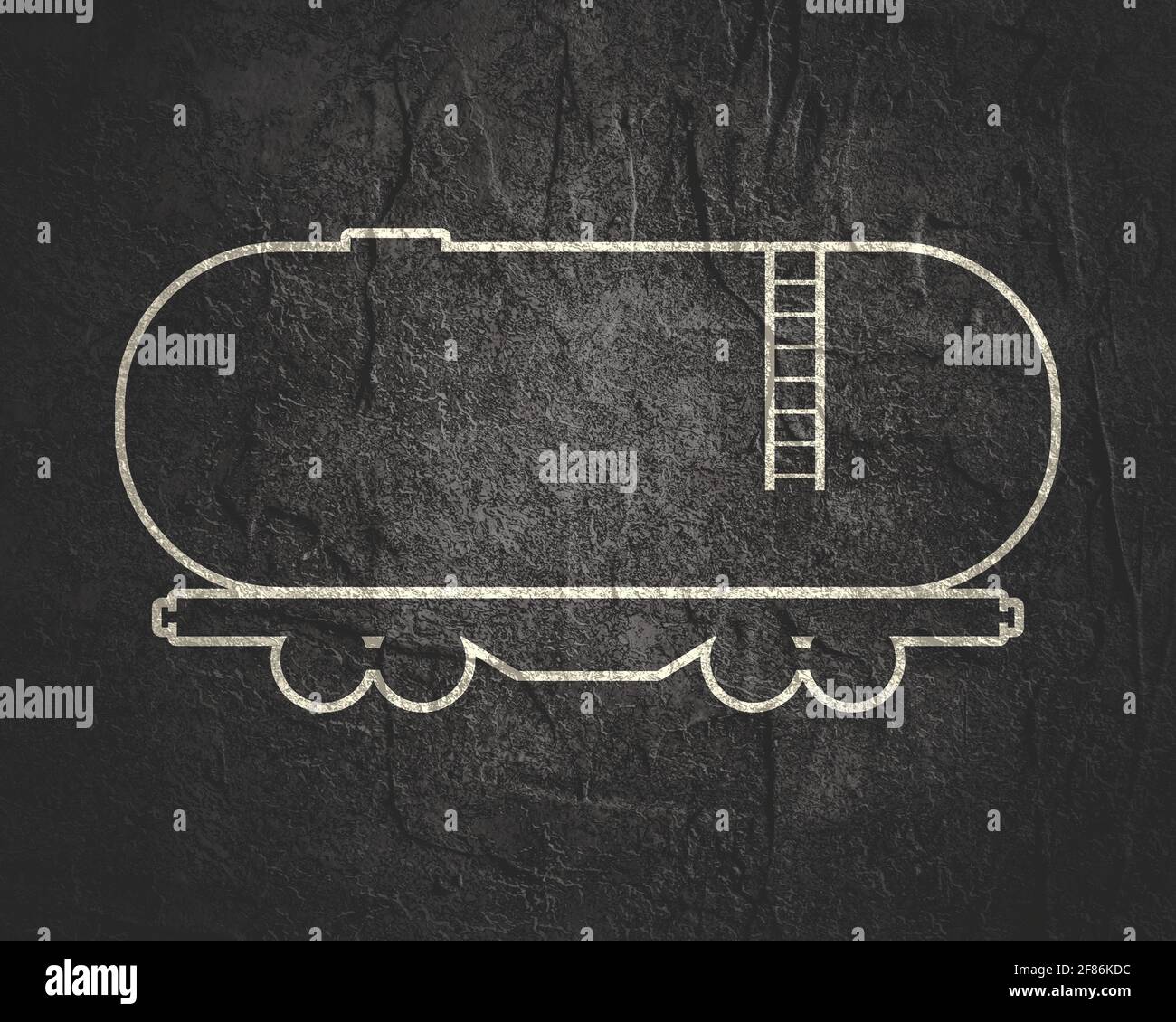 Freight wagon icon in thin line style Stock Photo - Alamy