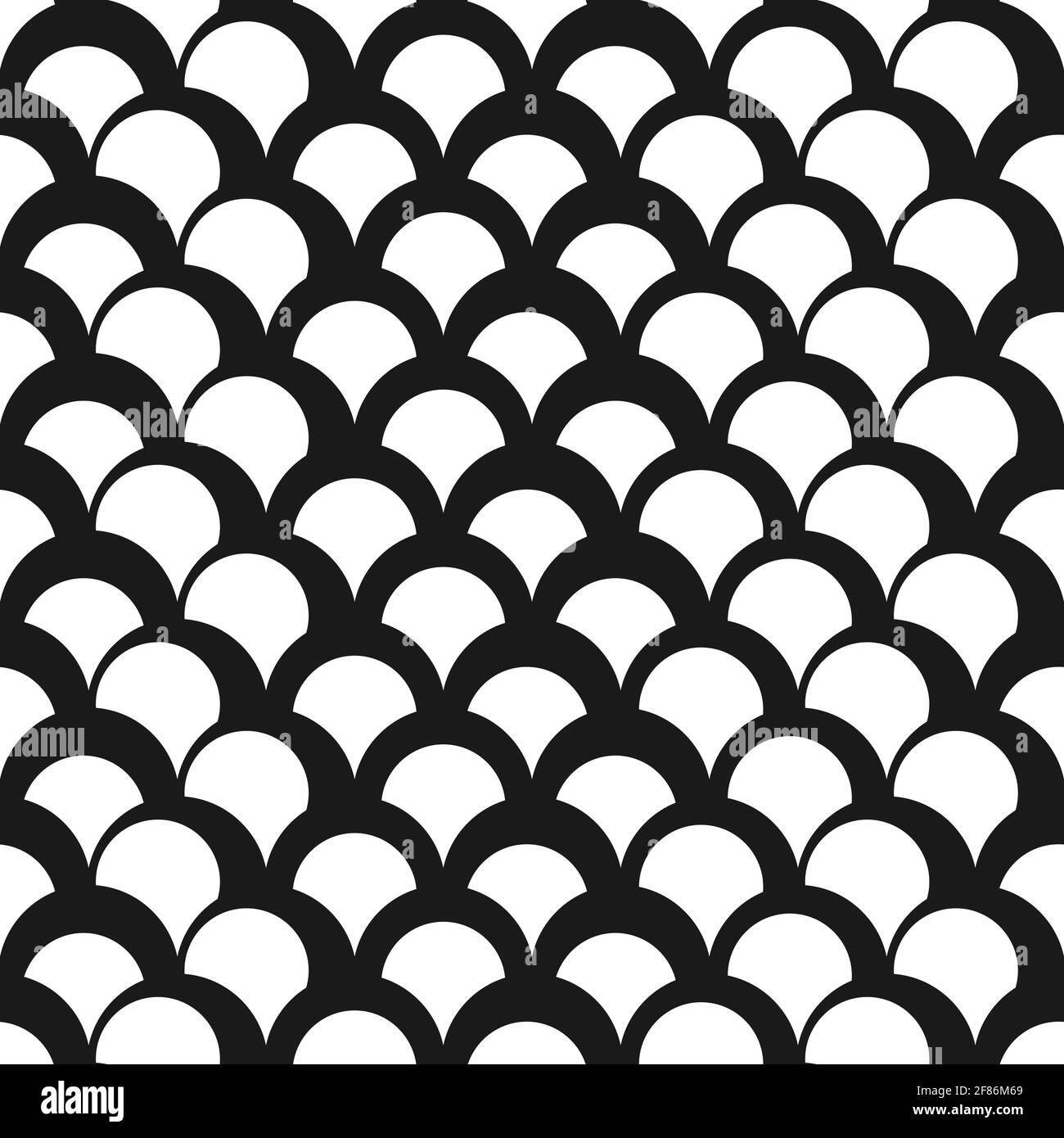 Seamless fish scales or snake skin pattern. Squama texture. Japanese traditional mermaid