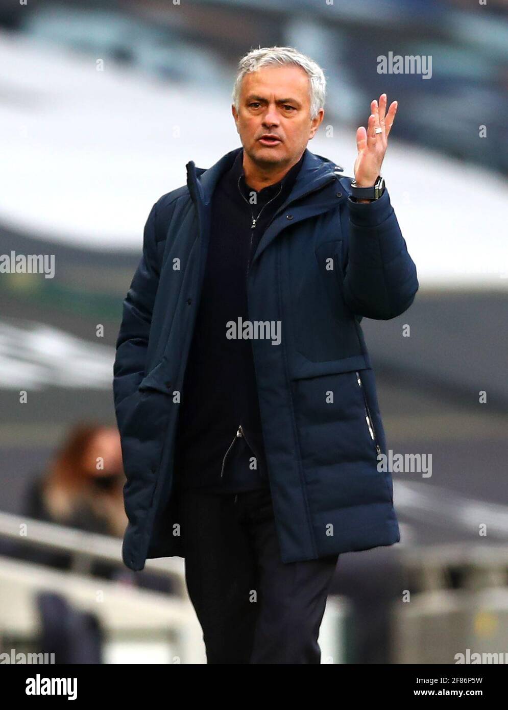 File photo dated 11-04-2021 of Tottenham Hotspur manager Jose Mourinho. Picture date: Sunday April 11, 2021. Issue date: Monday April 12, 2021. Stock Photo