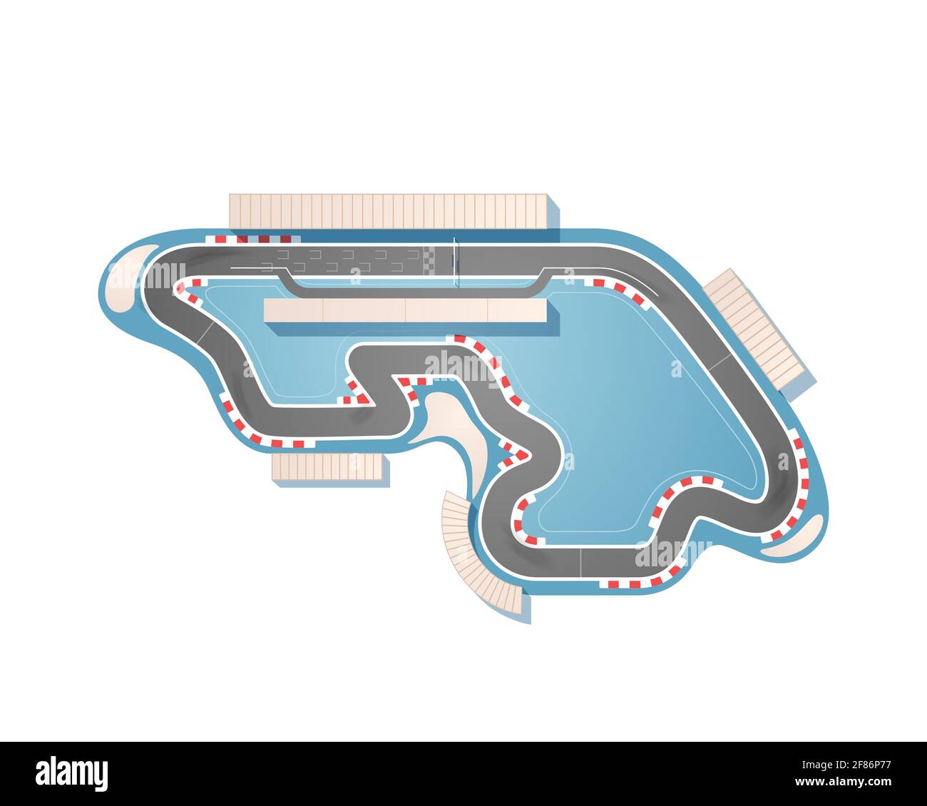 Racing Circuit Cut Out Stock Images & Pictures - Alamy