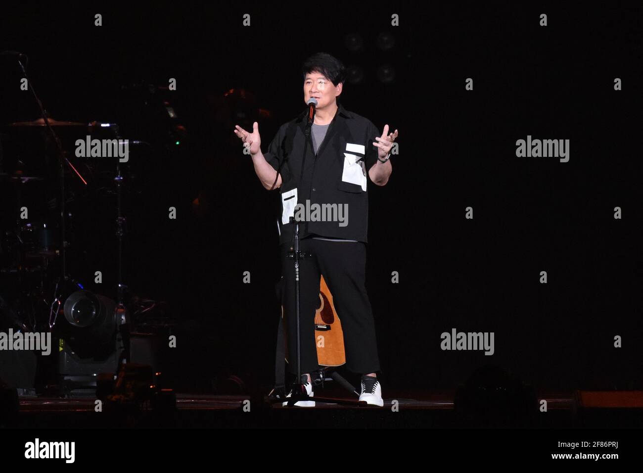 Taipei. 10th Apr, 2021. Emil Chau held the world tour concert at the Taipei Arena in Taipei, Taiwan, China on 10 April 2021.(Photo by TPG) Credit: TopPhoto/Alamy Live News Stock Photo
