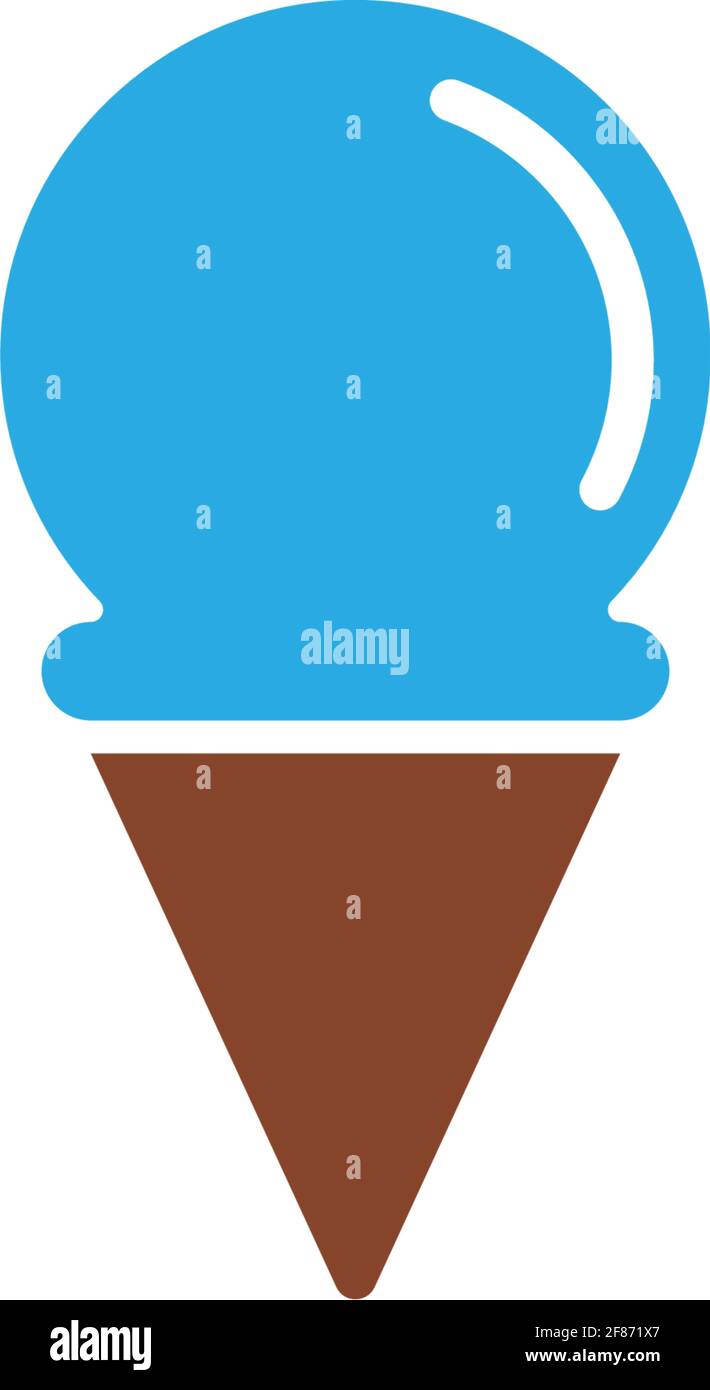 Ice cream logo icon design  vector template Stock Vector
