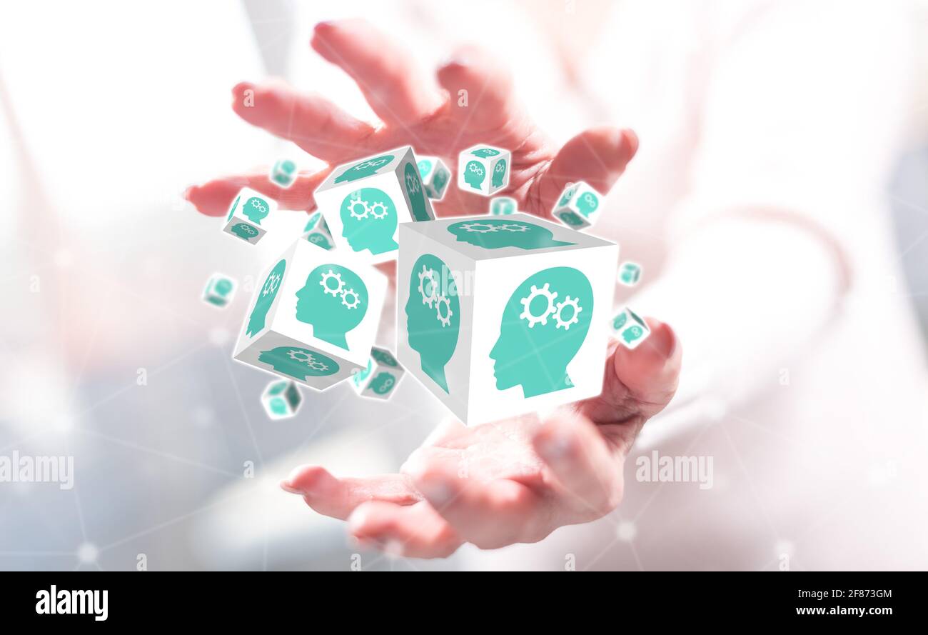 Learning concept head gears hi-res stock photography and images - Alamy