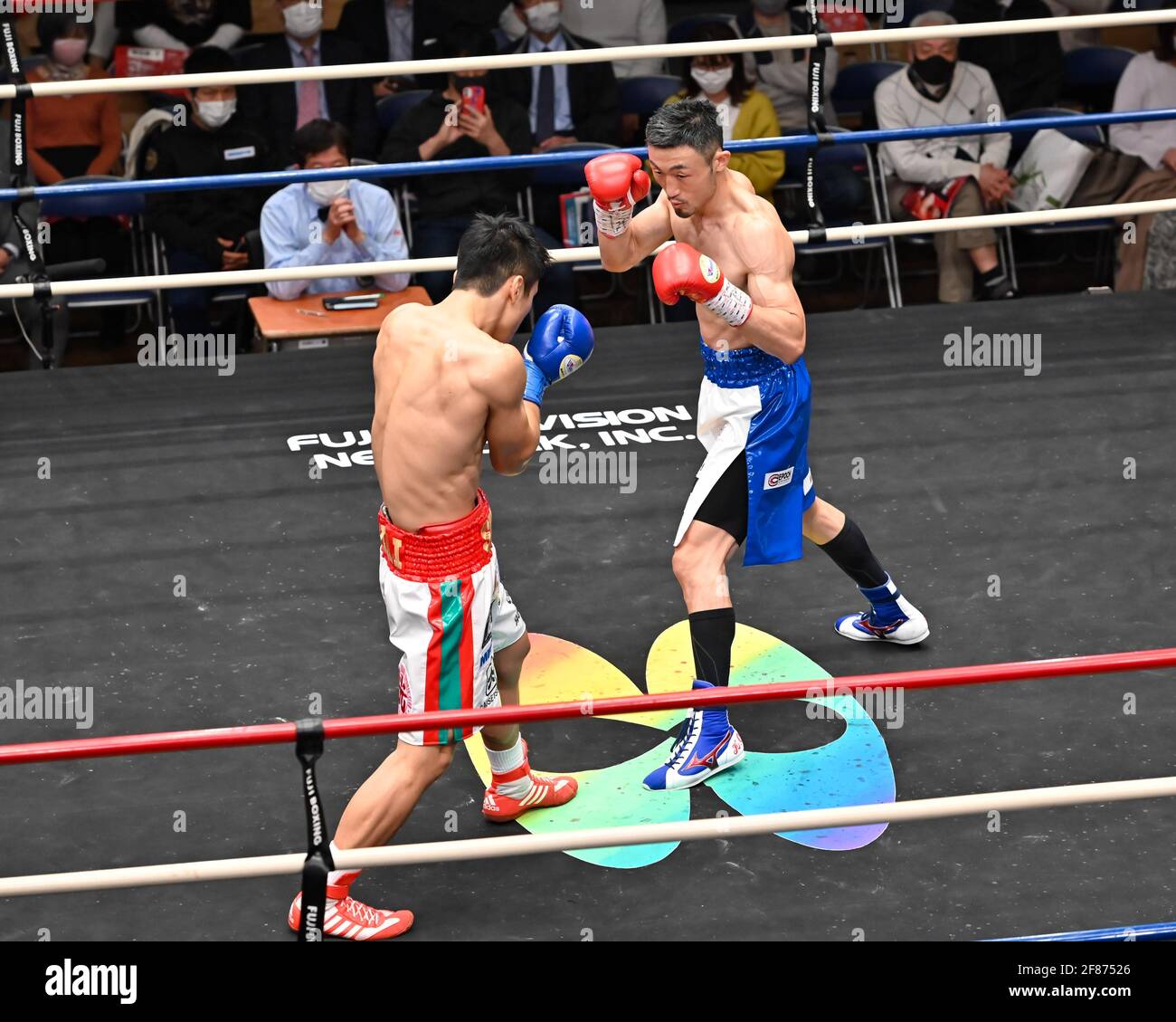Tokyo, Japan. 8th Apr, 2021. (LR) Shoki Sakai, Keita Obara Boxing