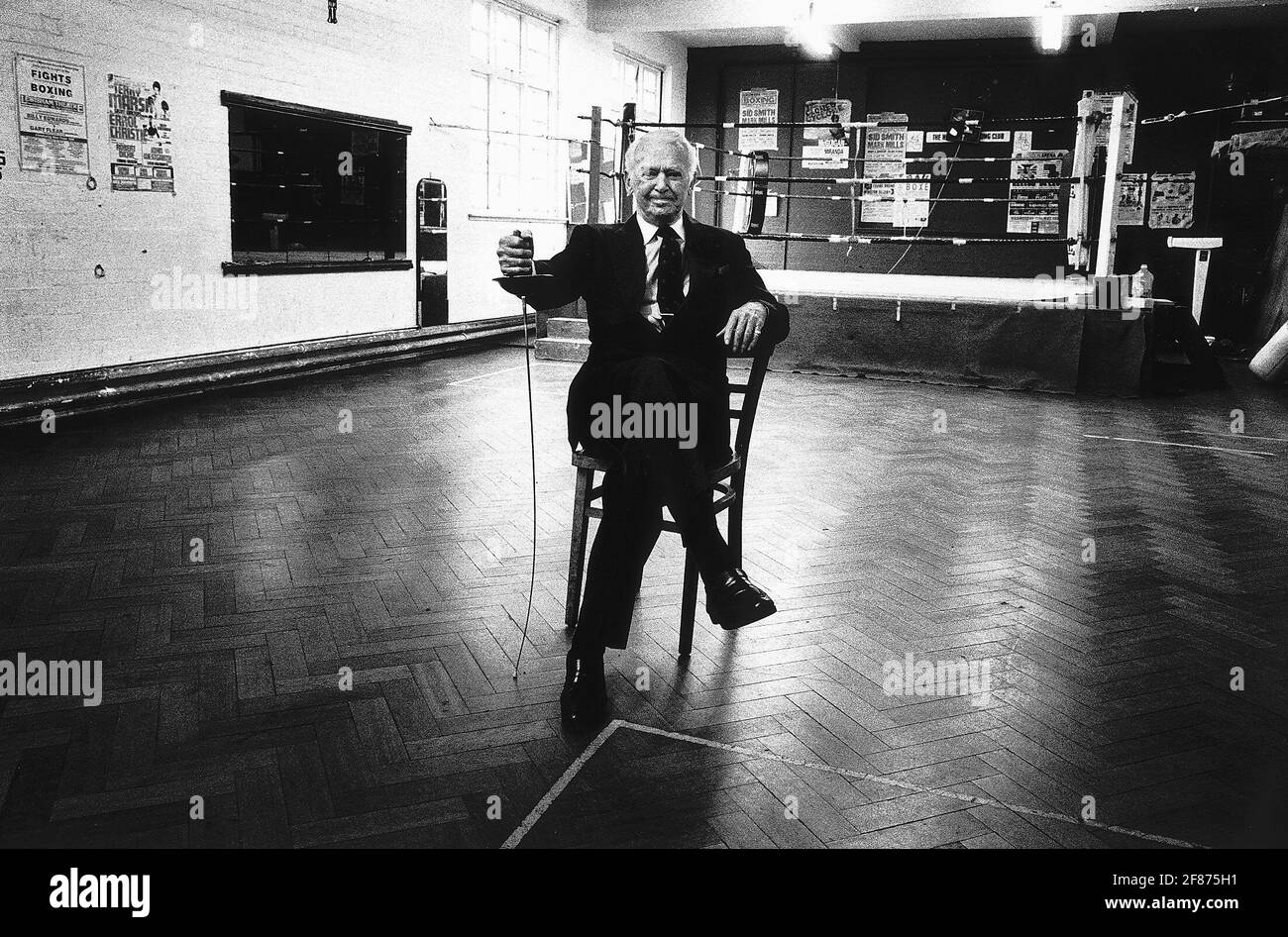 Douglas Fairbanks Jnr at hollington Boys club in Camberwell London dbase Stock Photo