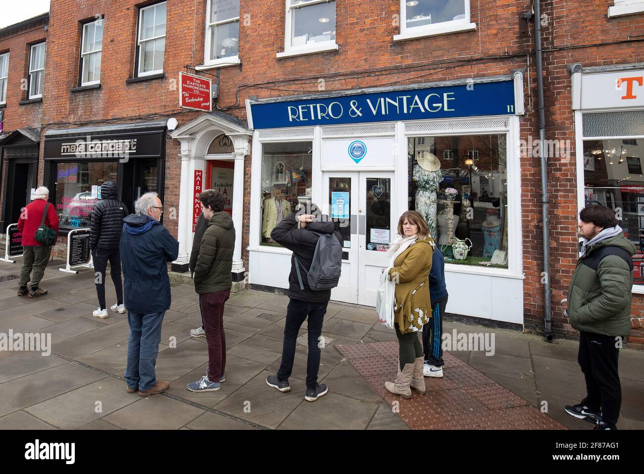 Shops restaurants cafes and other businesses hires stock photography