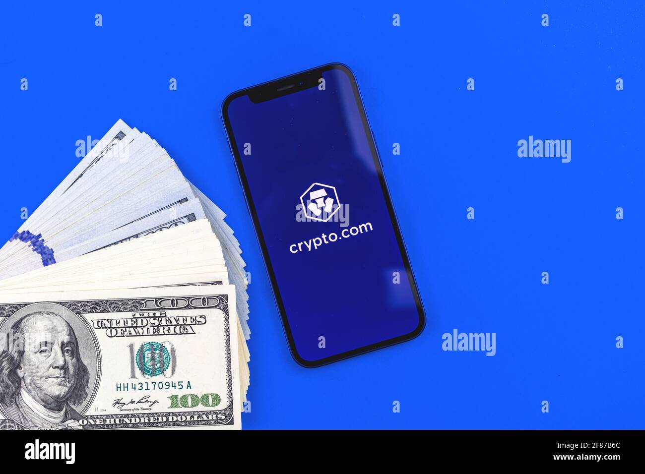 Kharkov, Ukraine - April 9, 2021: Crypto.com Bitcoin app for crypto  currency exchange, modern mobile banking application photo Stock Photo -  Alamy