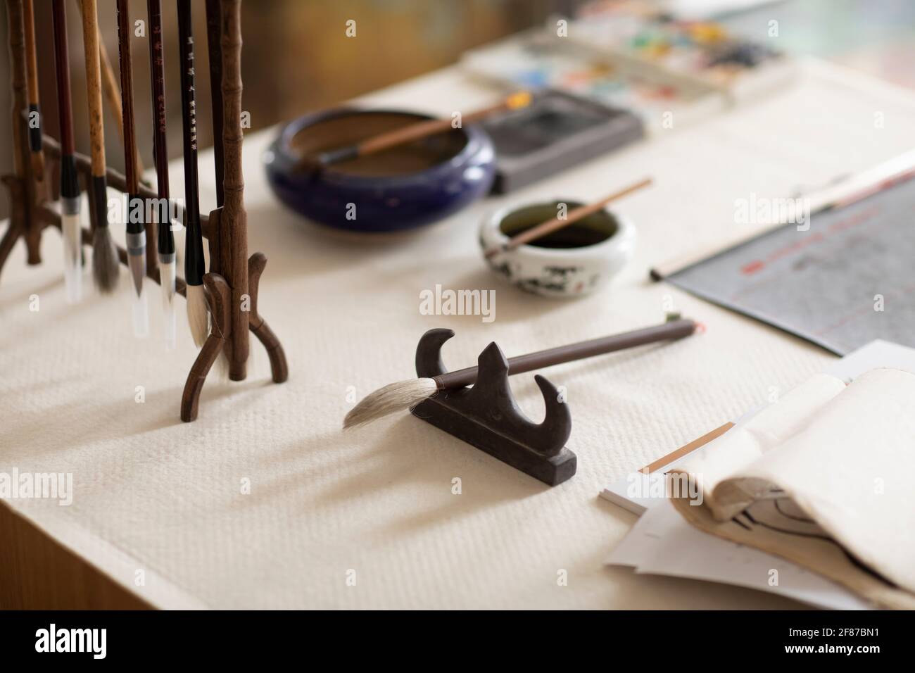 Ink brush calligraphy hires stock photography and images Alamy