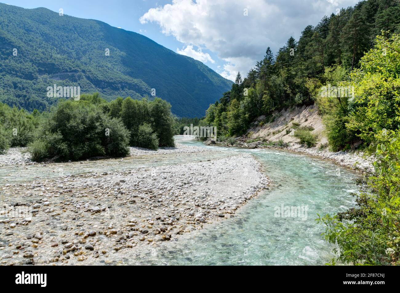 Soca valley, Slovenia Stock Photo