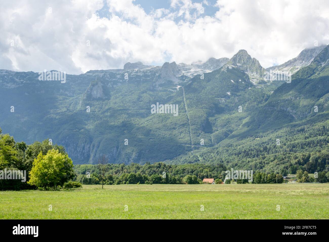 Soca valley, Slovenia Stock Photo