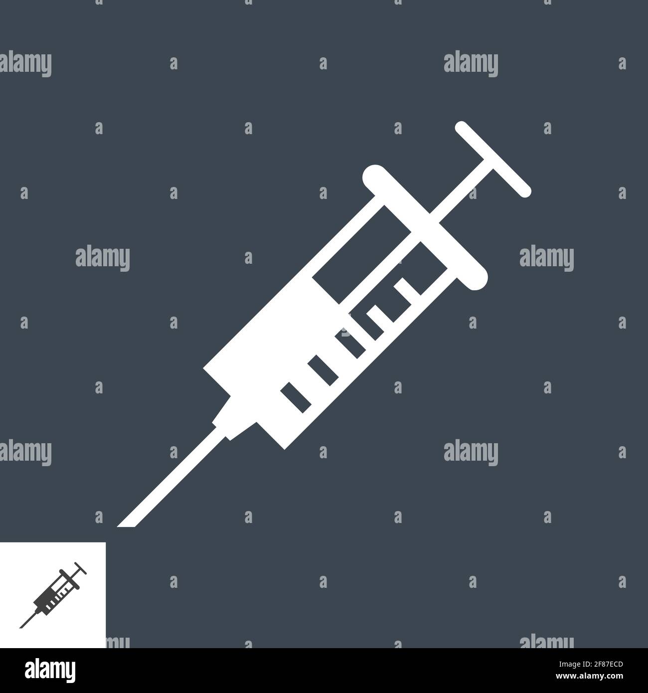 Injection needle blood symbol Stock Vector Images - Alamy
