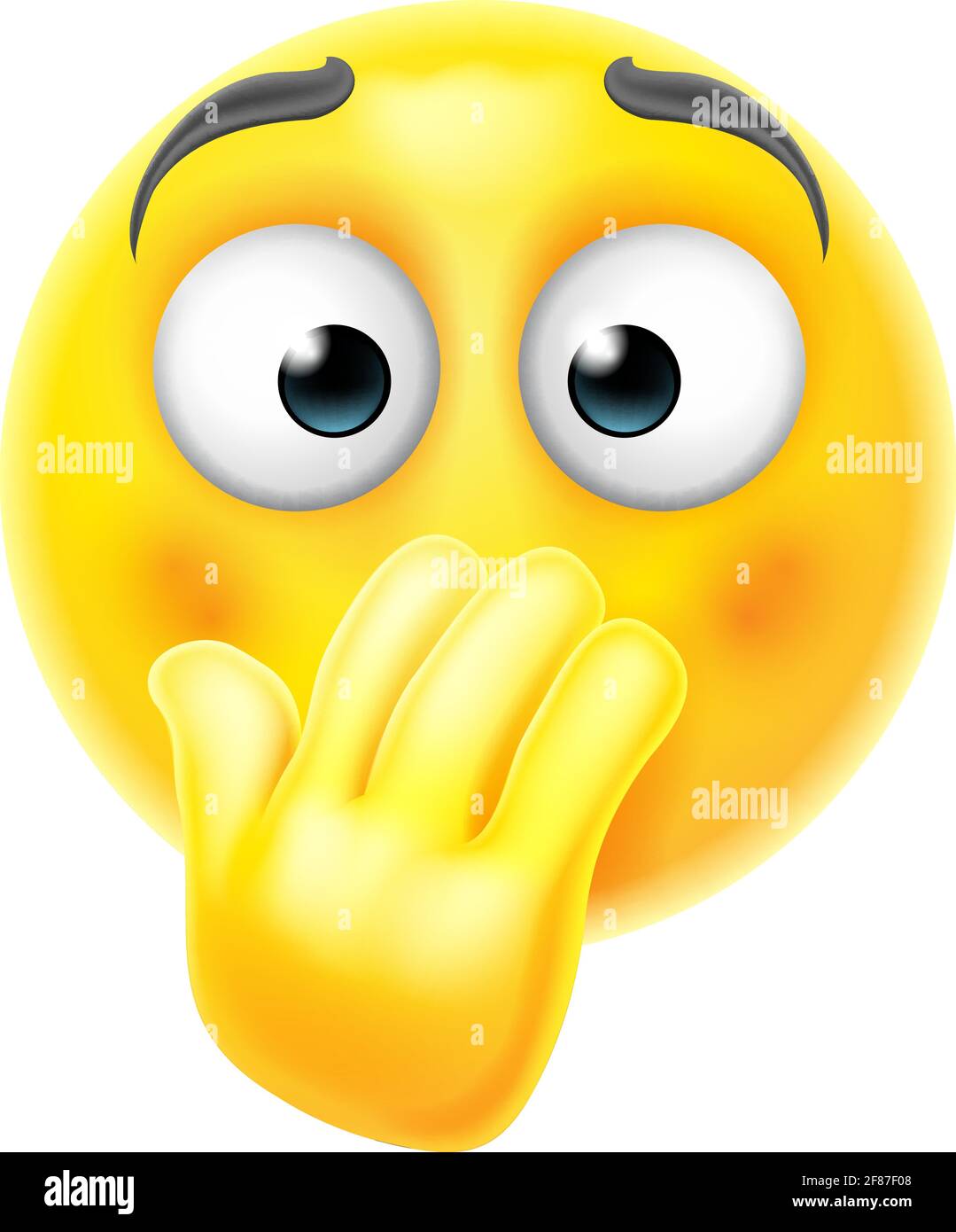 Shy emoji hi-res stock photography and images - Alamy