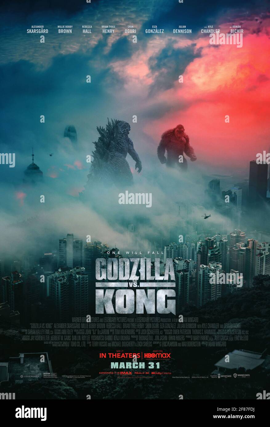 GODZILLA VS. KONG (2021), directed by ADAM WINGARD. Credit: Legendary Entertainment / Warner Bros. / Album Stock Photo