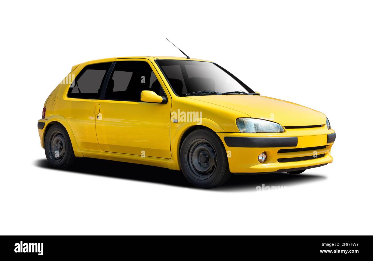 modified modded car - Peugeot 106 French hatchback Stock Photo - Alamy