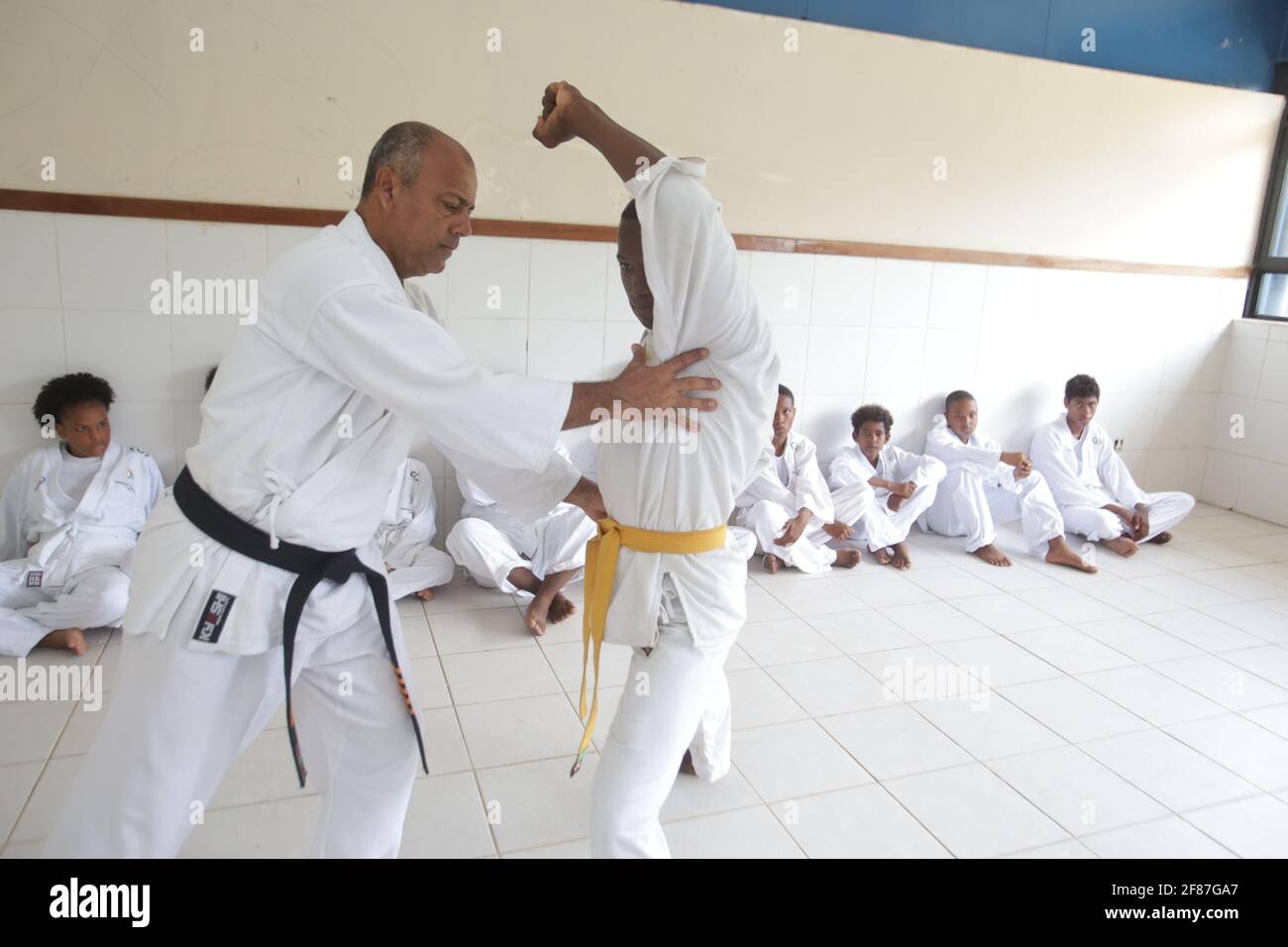 Kids Karate Class High Resolution Stock Photography And Images Alamy