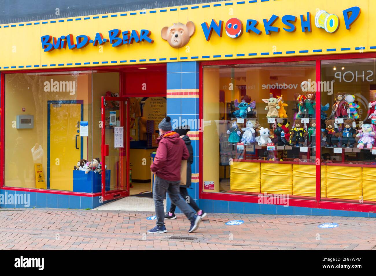 Bournemouth, Dorset UK. 12th April 2021. Bournemouth re-opens with the easing of Covid-19 restrictions, as non-essential shops are among those to reopen. Credit: Carolyn Jenkins/Alamy Live News Stock Photo
