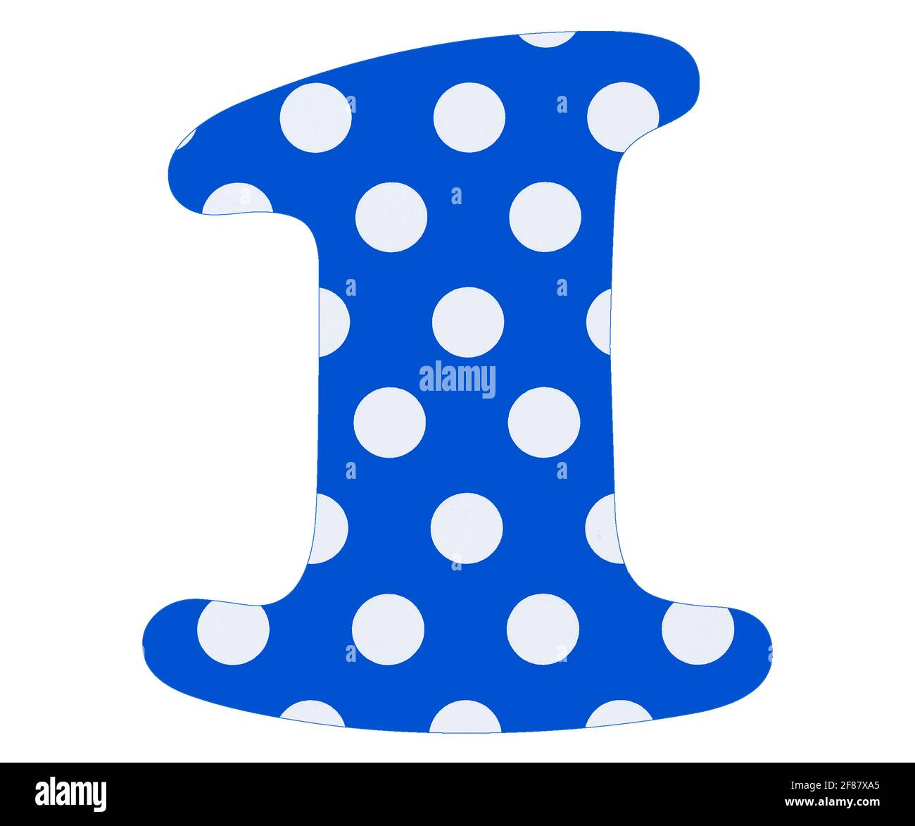 Number 1 - Circles white on blue background Stock Photo - Alamy