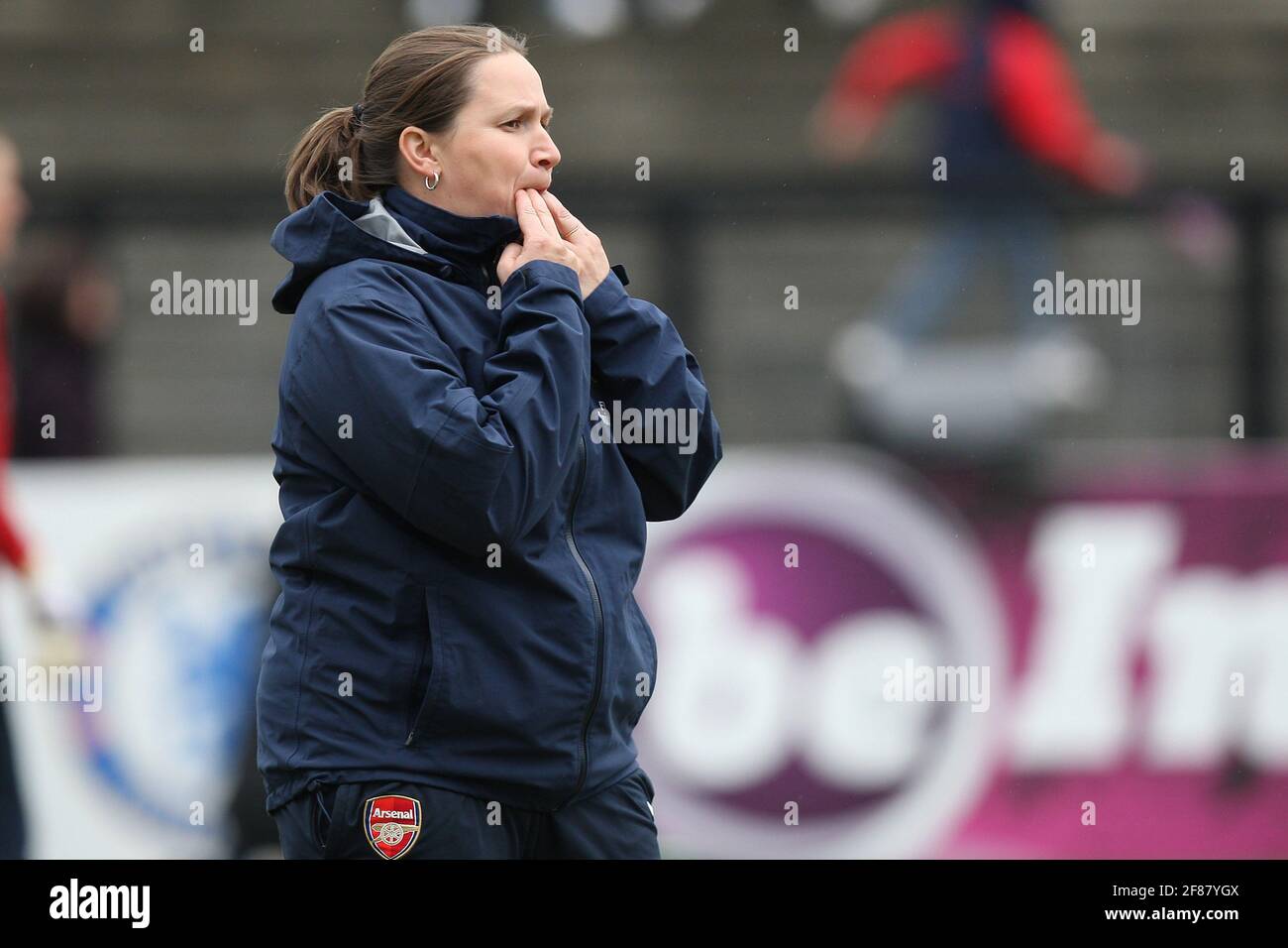 Arsenal Ladies manager Laura Harvey Stock Photo