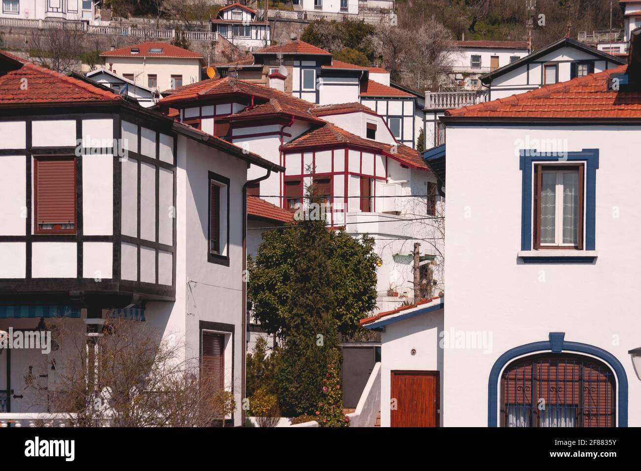 Bilbao, Spain March 15, 2010 Ciudad Jardin, in the Matiko