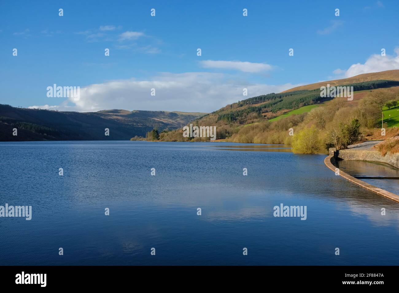 Talybont Reservoir, Wales. Stock Photo