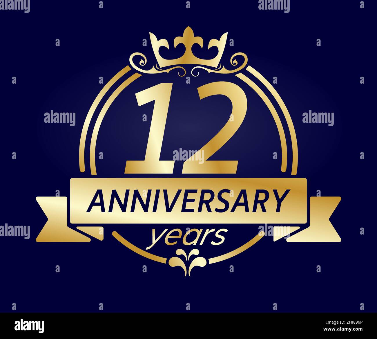 High-Quality Wedding 12 Year Anniversary Design for Your Screen High-Quality Wedding 12 Year Anniversary Design for Your Screen