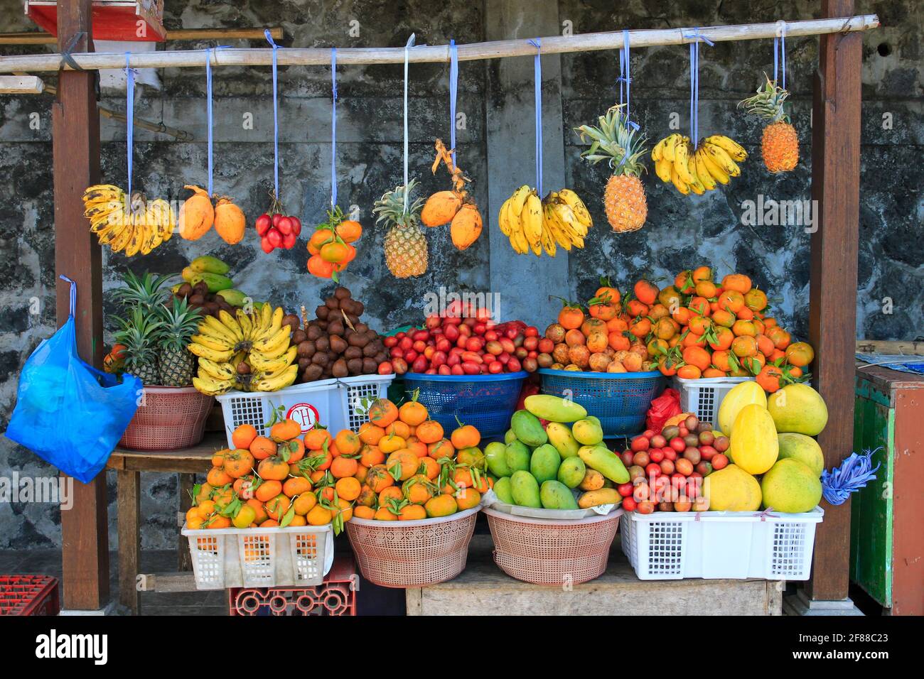 Fresh fruit at a market in Bali, Indonesia Stock Photo Alamy