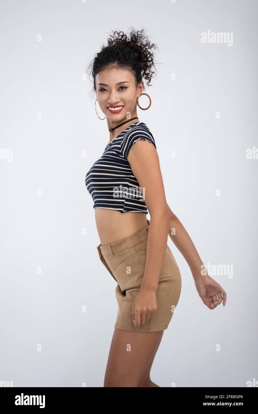 Young asian woman dancing hip hi-res stock photography and images - Alamy