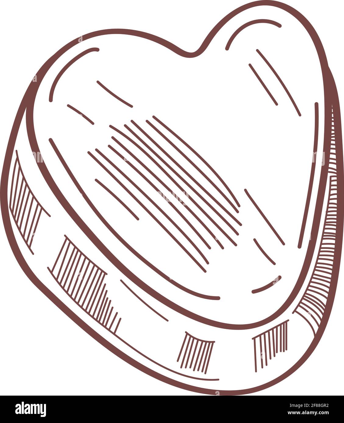 heart-chocolate-sketch-stock-vector-image-art-alamy