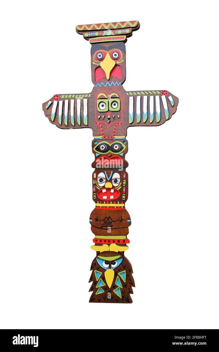 Totem pole Cut Out Stock Images & Pictures - Alamy
