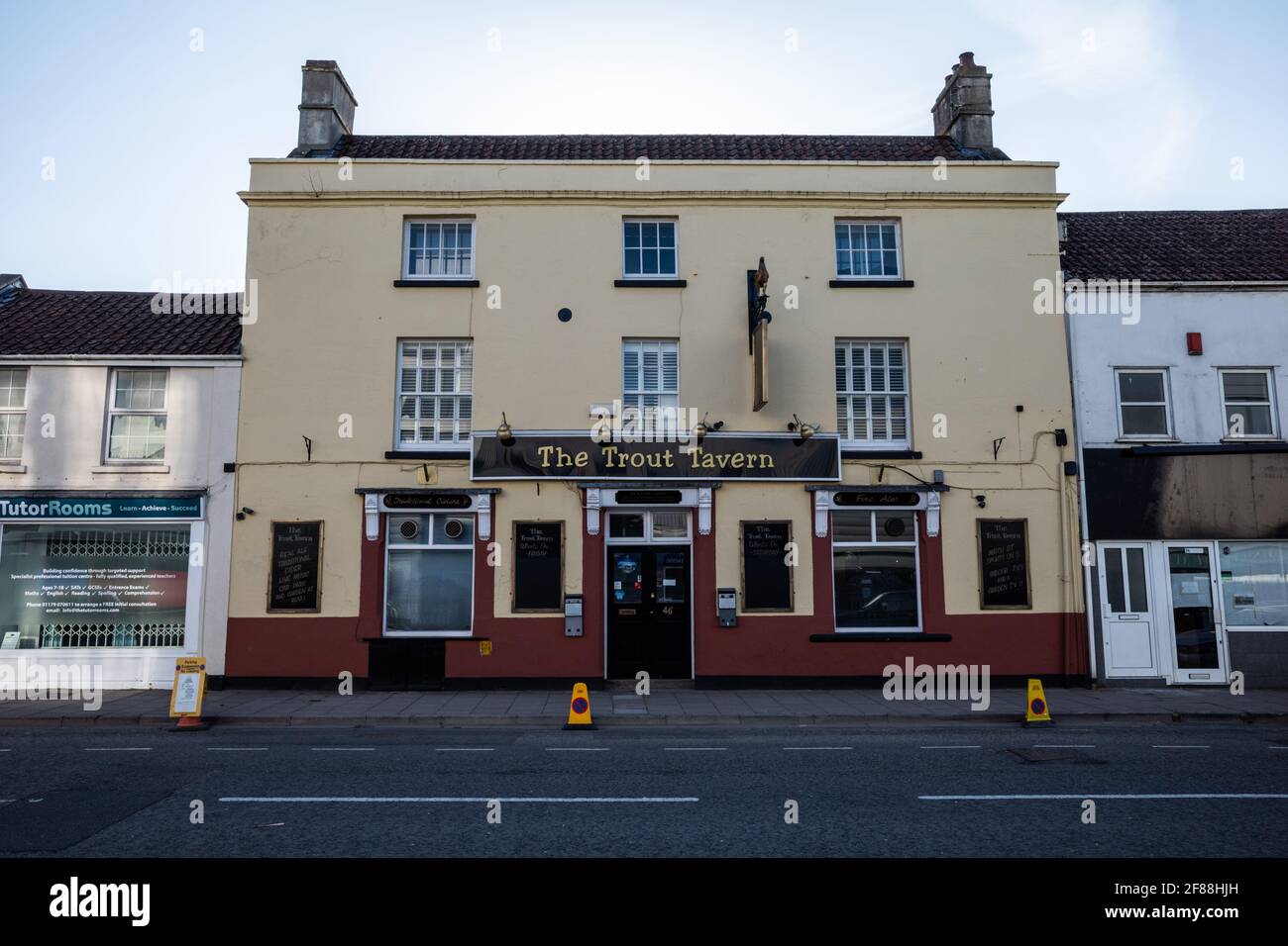 The exterior of The Trout Tavern 46 Temple St, Keynsham, Bristol BS31