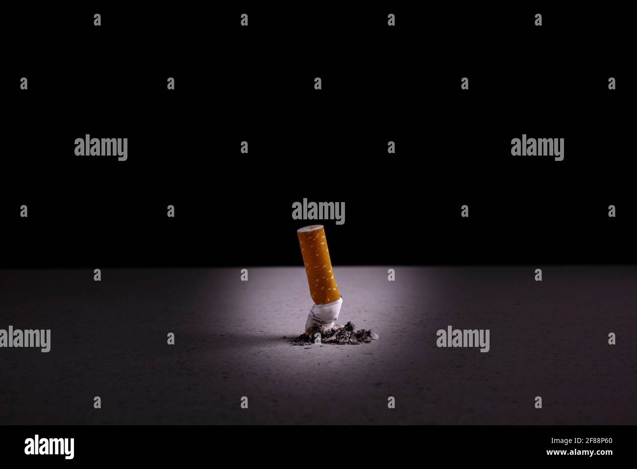 Close-up Of A Cigarette - World No Tobacco Day Stock Photo